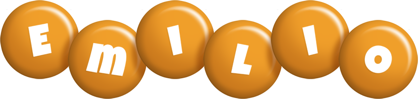 Emilio candy-orange logo
