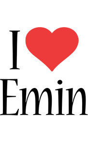 Emin i-love logo