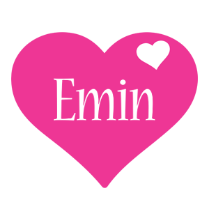 Emin love-heart logo