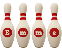 Emme bowling-pin logo