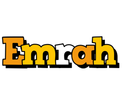 Emrah cartoon logo