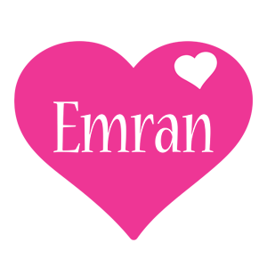 Emran love-heart logo
