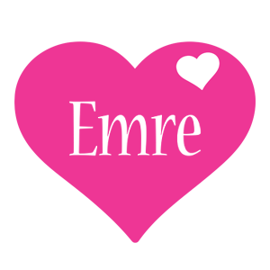 Emre love-heart logo