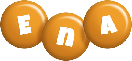 Ena candy-orange logo