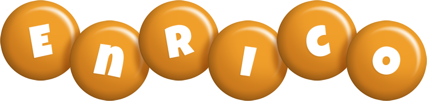 Enrico candy-orange logo