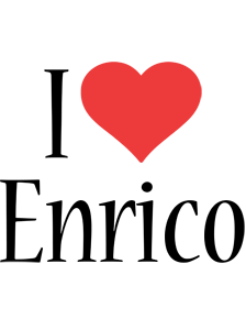 Enrico i-love logo