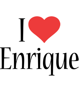 Enrique i-love logo