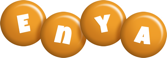 Enya candy-orange logo