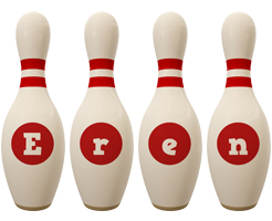 Eren bowling-pin logo