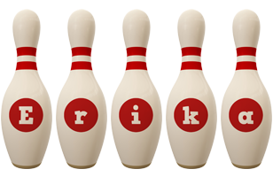 Erika bowling-pin logo
