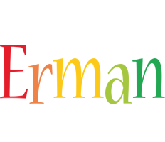 Erman birthday logo