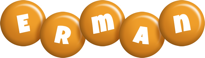 Erman candy-orange logo