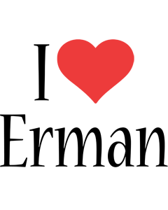 Erman i-love logo