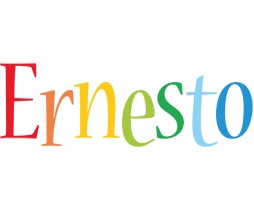 Ernesto birthday logo