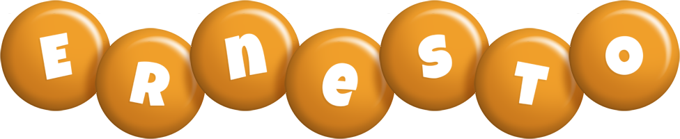 Ernesto candy-orange logo
