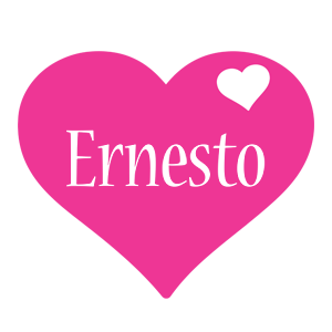 Ernesto love-heart logo