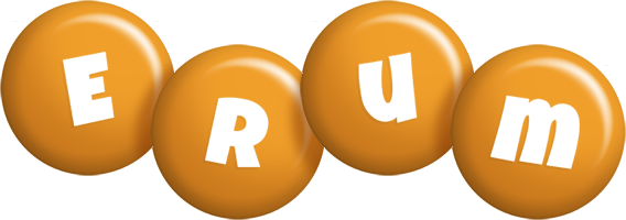 Erum candy-orange logo