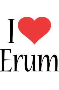 Erum i-love logo