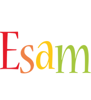 Esam birthday logo