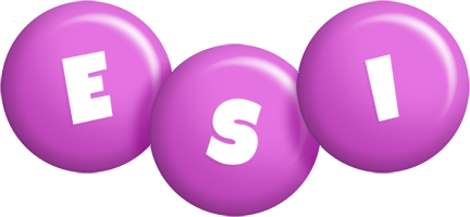 Esi candy-purple logo