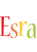 Esra birthday logo