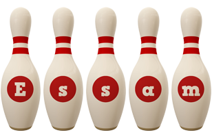 Essam bowling-pin logo