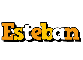Esteban cartoon logo