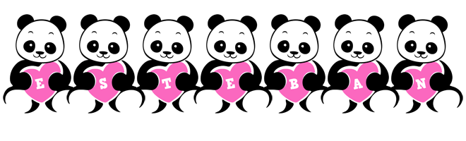 Esteban love-panda logo