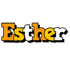 Esther cartoon logo