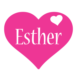 Esther love-heart logo