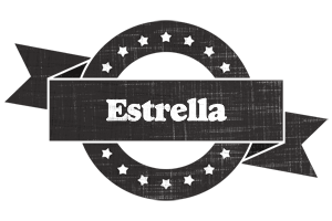 Estrella grunge logo