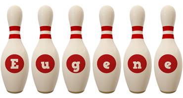 Eugene bowling-pin logo