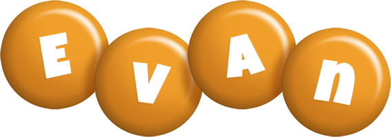 Evan candy-orange logo
