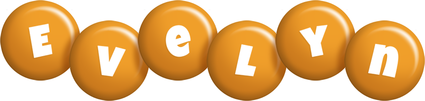 Evelyn candy-orange logo