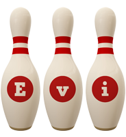Evi bowling-pin logo