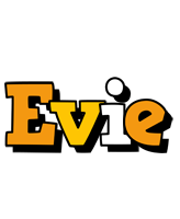Evie cartoon logo