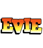 Evie sunset logo