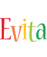 Evita birthday logo