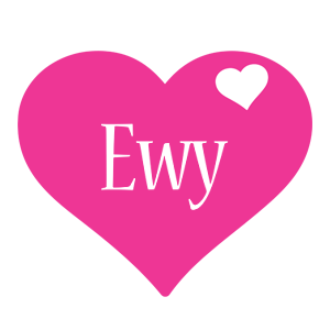 Ewy love-heart logo
