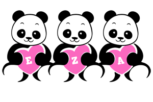 Eza love-panda logo