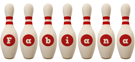Fabiana bowling-pin logo