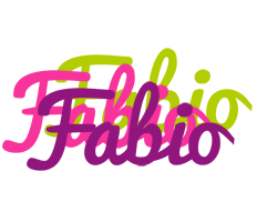Fabio flowers logo