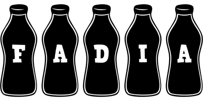 Fadia bottle logo