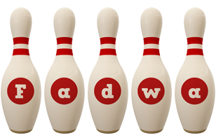Fadwa bowling-pin logo