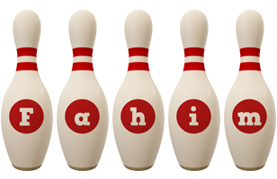 Fahim bowling-pin logo
