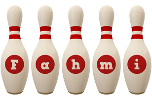 Fahmi bowling-pin logo