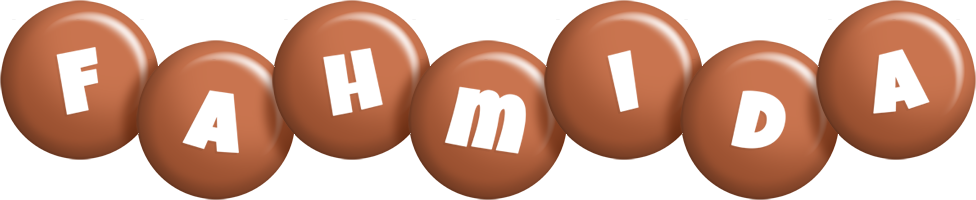 Fahmida candy-brown logo