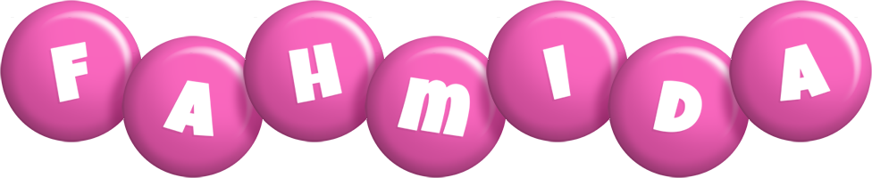 Fahmida candy-pink logo