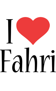 Fahri i-love logo