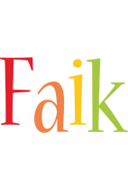 Faik birthday logo